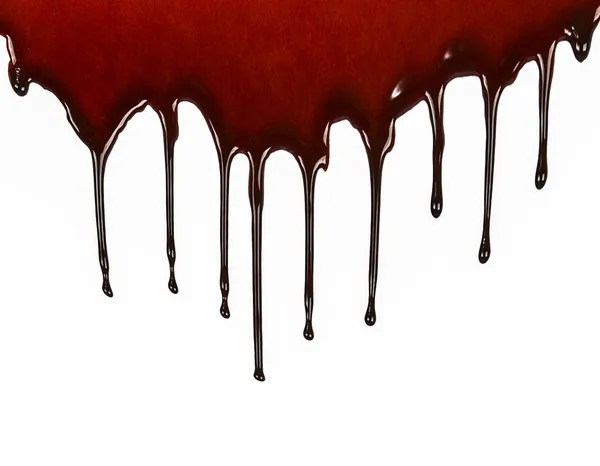 Blood dripping down