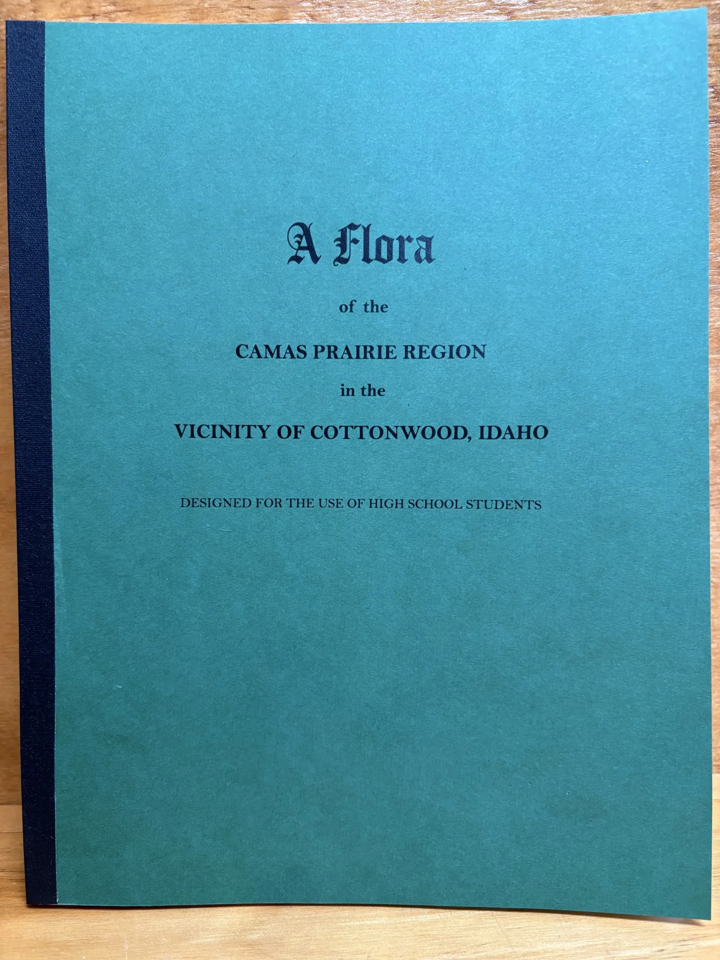 A Flora of the Camas Prairie Region